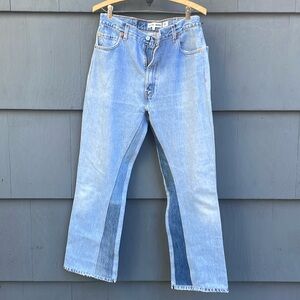 NWT Levi’s Re/Done denim jeans size 28 in 70s loose flare style